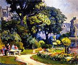 Joseph Kleitsch Tuileries, Paris painting